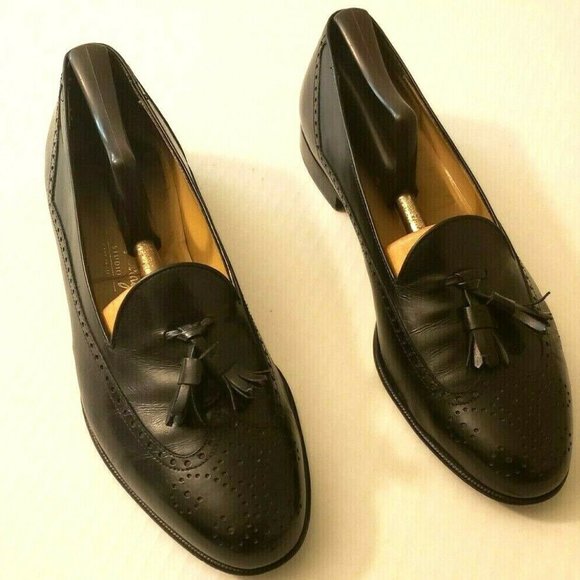Ferragamo Studio Wing Tip Tassel Loafers 9.5D main image 4